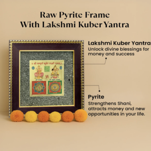 Lakshmi Kuber Yantra on Pyrite Frame
